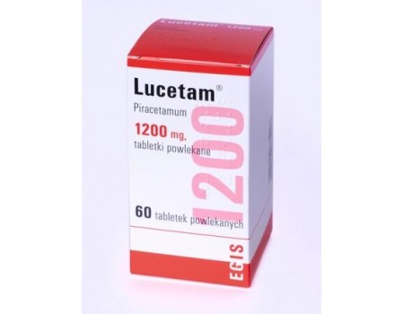 LUCETAM 1200 mg. 60 tablets